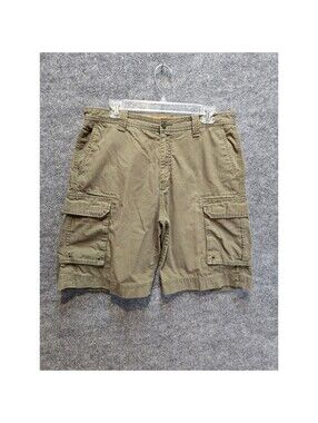Clearwater Outfitters Men's Size 34 Olive Green Shorts 100% Cotton